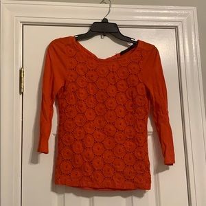 Coral blouse